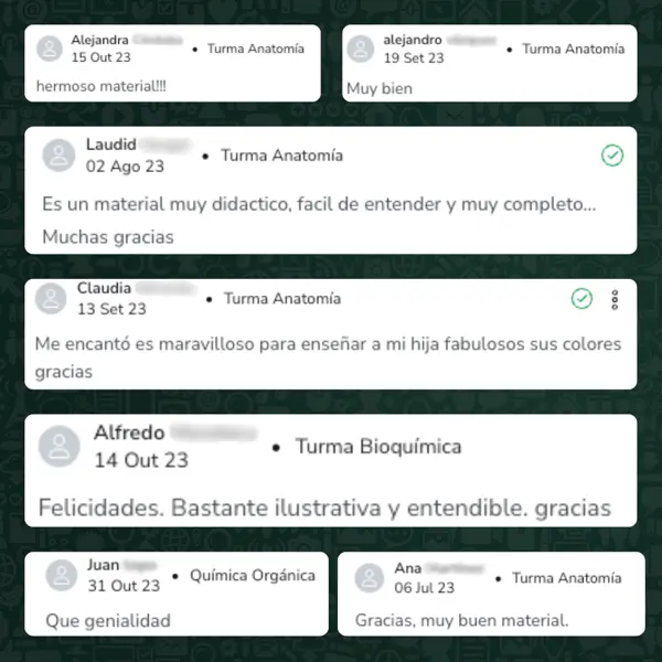Opinión de estudiante sobre Farmacología en Mapas