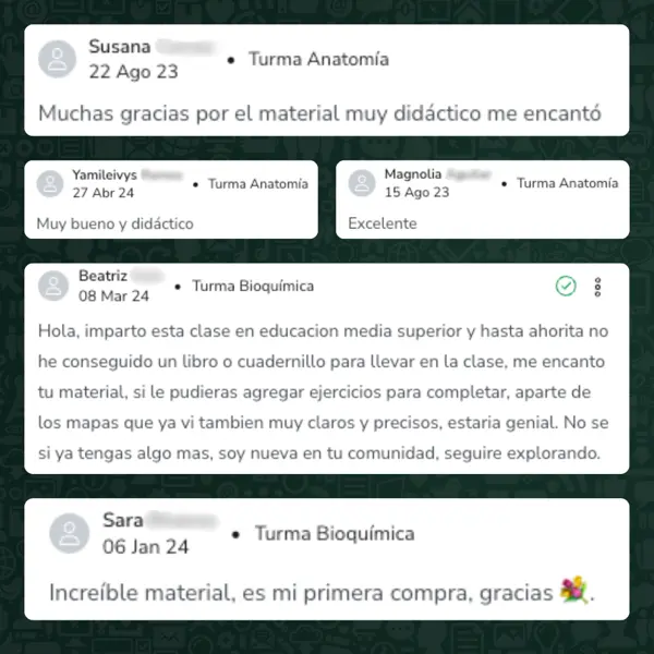Opinión de estudiante sobre Farmacología en Mapas