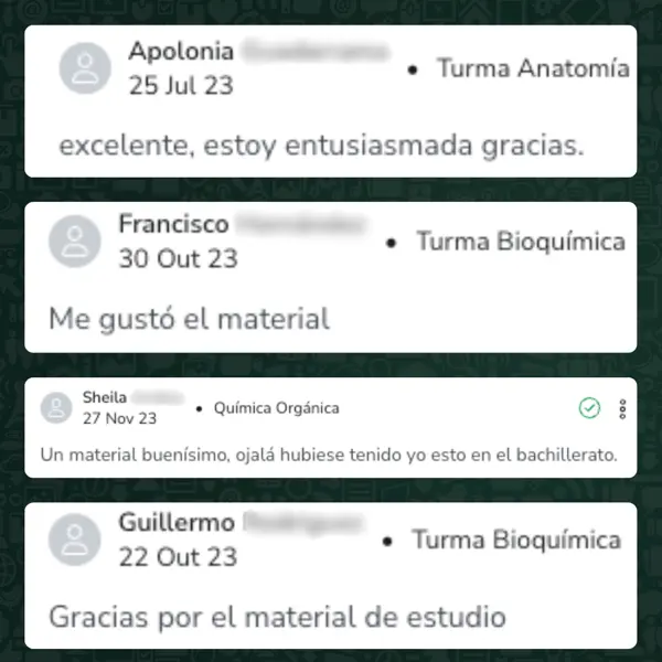 Opinión de estudiante sobre Farmacología en Mapas