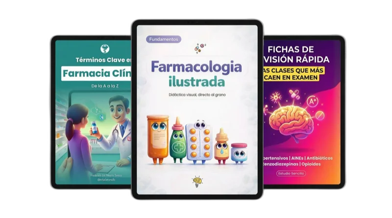 Kit completo: 300 mapas mentales de Farmacología en 12 módulos + 2 bonus